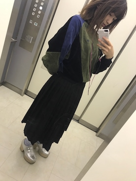 m o e○▲□さん（レディース・161cm）の秋コーディネート