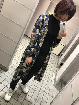 m o e○▲□さん（レディース・161cm）の秋コーディネート