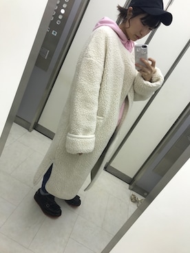 m o e○▲□さん（レディース・161cm）の冬コーディネート