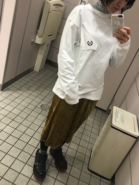 「RESISTANCE（レジスタンス）のアイテム」を使った、m o e○▲□さん（レディース・161cm）の冬コーディネート