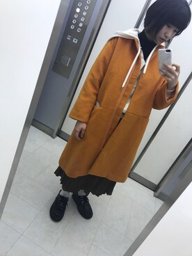 m o e○▲□さん(レディース・161cm)の冬コーディネート