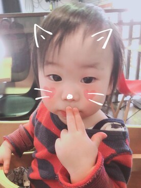 「おさがりのアイテム（パンツ、ホワイト系）」を使った、ハヤさん（メンズ・172cm）の春コーディネート