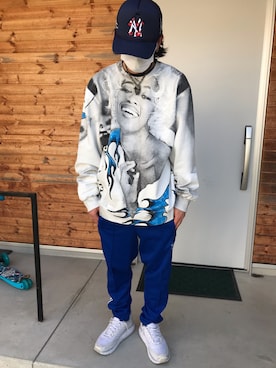 「DSQUARED2（ディースクエアード）のアイテム（アクセサリー）」を使った、ハヤさん（メンズ・172cm）の秋コーディネート
