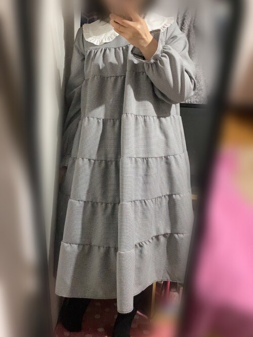 かえたん Wegoの付け襟を使ったコーディネート Wear