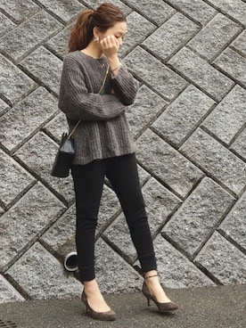 chanpekoさん（レディース・153cm）の冬コーディネート