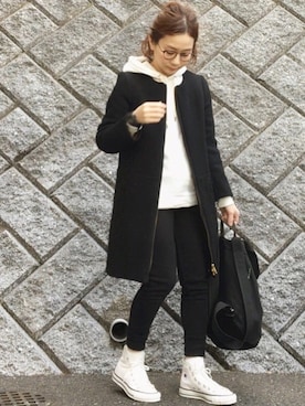 chanpekoさん（レディース・153cm）の冬コーディネート