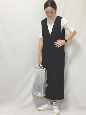 「lily of the valley（リリーオブザバレイ）のアイテム」を使った、chanpekoさん（レディース・153cm）の秋コーディネート