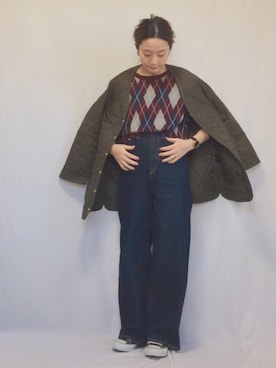 chanpekoさん（レディース・153cm）の冬コーディネート