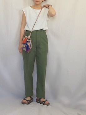 「birkenstock2018ss」｜chanpekoさん（レディース・153cm）の春コーディネート