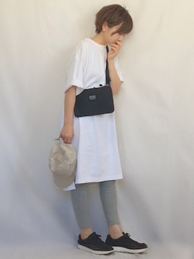 「ALLUMER（アリュメール）のアイテム（ワンピース/ドレス）」を使った、chanpekoさん（レディース・153cm）の春コーディネート