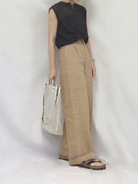 「birkenstock2018ss」｜chanpekoさん（レディース・153cm）の夏コーディネート