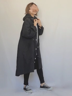 「GRL（グレイル）のアイテム（その他アウター）」を使った、chanpekoさん（レディース・153cm）の秋コーディネート