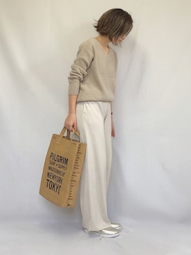 「シンプルおしゃれが好き」｜chanpekoさん（レディース・153cm）の秋コーディネート