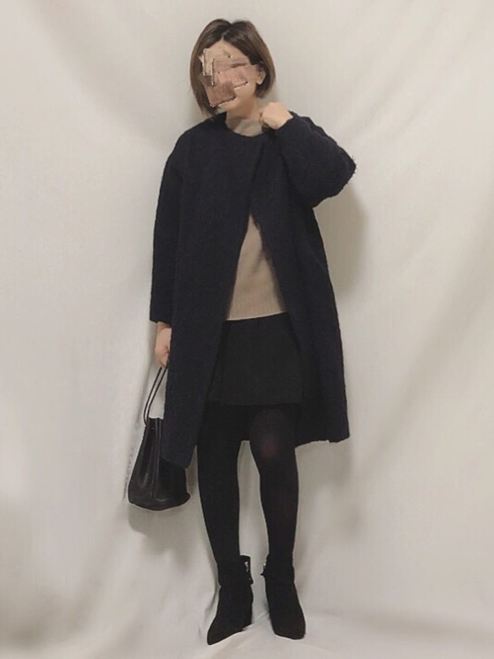 スピックアンドスパン　モヘヤジャギーコート Spick & Span（スピックアンドスパン）の「モヘアシャギーC/N