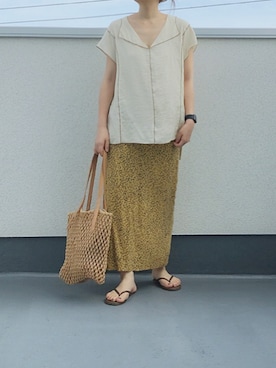 chanpekoさん（レディース・153cm）の夏コーディネート