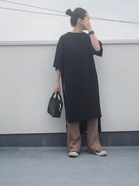 「Sheson（シーズン）のアイテム（ワンピース/ドレス）」を使った、chanpekoさん（レディース・153cm）の夏コーディネート