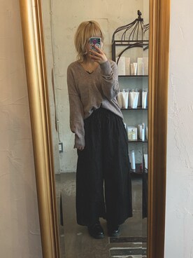 MANAさん（レディース・153cm）の秋コーディネート