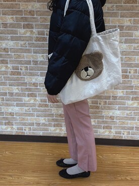 「archives e'pice（アルシーヴエピス）のアイテム（ジャケット/アウター）」を使った、amiさん（レディース・165cm）の冬コーディネート