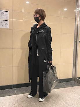 「VERYNERD（ベリーナード）のアイテム」を使った、Manamiさん（レディース・162cm）の春コーディネート