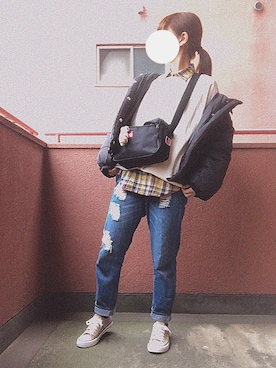 みさきさん（レディース・159cm）の冬コーディネート