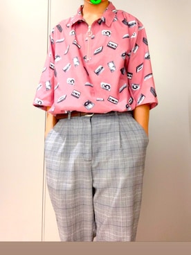 「Confirm（コンファーム）のConfirm / コンファーム チェック/ストライプスラックス（その他パンツ）」を使った、けんたろーさん（メンズ・168cm）の秋コーディネート