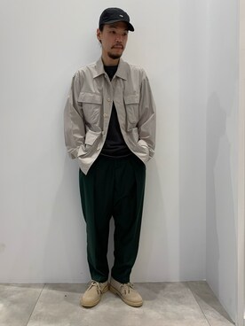 「URBAN RESEARCH（アーバンリサーチ）のアイテム（キャップ）」を使った、KOKUBOさん（メンズ・168cm）の春コーディネート