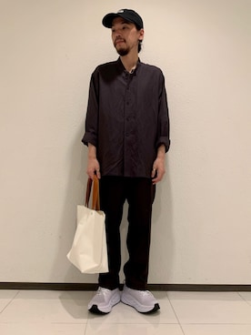 「URBAN RESEARCH（アーバンリサーチ）のアイテム（トートバッグ）」を使った、KOKUBOさん（メンズ・168cm）の春コーディネート