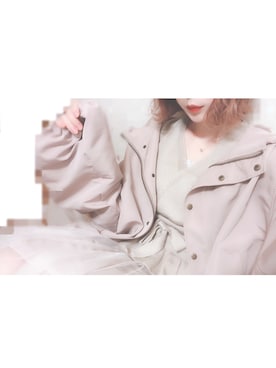 「one after another NICE CLAUP（ワンアフターアナザーナイスクラップ）のアイテム（マウンテンパーカー）」を使った、ぴのさん（レディース・153cm）の冬コーディネート