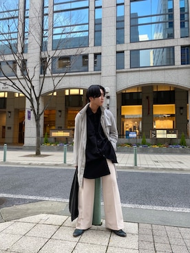 「Calvin Klein（カルバン・クライン）のアイテム（ナイロンジャケット）」を使った、kikyou0215さん（メンズ・176cm）の春コーディネート