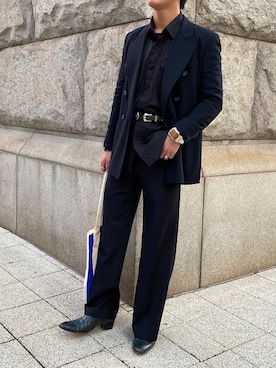 「Yves Saint Laurent（イヴサンローラン）のアイテム（ブーツ）」を使った、kikyou0215さん（メンズ・176cm）の春コーディネート