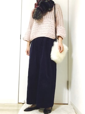 はなさん（レディース・156cm）の秋コーディネート