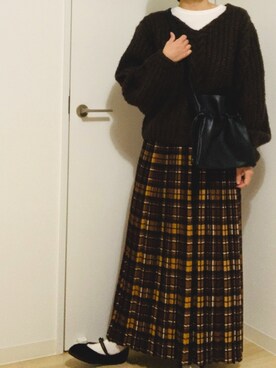 はなさん(レディース・156cm)の冬コーディネート