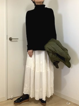 はなさん（レディース・156cm）の冬コーディネート