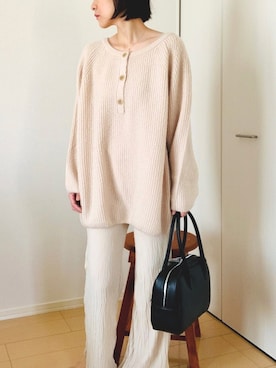 はなさん（レディース・156cm）の冬コーディネート