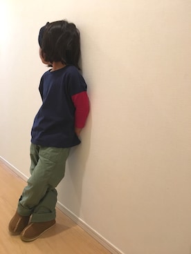 「READY MADES（レディーメイド）のアイテム」を使った、sandsさん（キッズ・110cm）の秋コーディネート