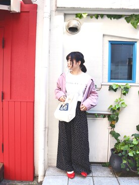 りっちゃんさん（レディース・155cm）の春コーディネート