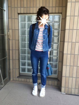 「thpry＋color（スプリーカラー）のアイテム」を使った、yukahiroさん（レディース・160cm）の春コーディネート