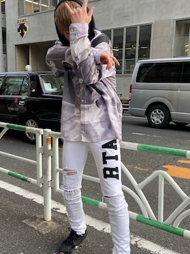 「RtA（アールティーエー）のアイテム」を使った、ゆうきさん（メンズ・174cm）の春コーディネート