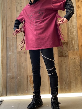「Azuma.（アズマ）のアイテム（トップス）」を使った、ゆうきさん（メンズ・174cm）の春コーディネート