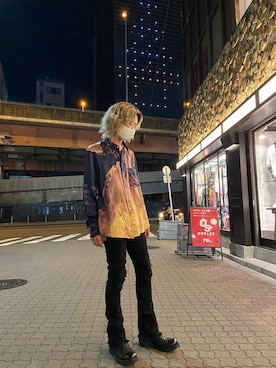 「ロイヤルフラッシュ」｜「アイテム（ブーツ）」を使った、ゆうきさん（メンズ・174cm）の秋コーディネート
