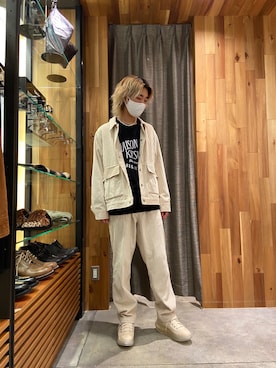 「ロイヤルフラッシュ」｜「アイテム（スウェット）」を使った、ゆうきさん（メンズ・174cm）の秋コーディネート