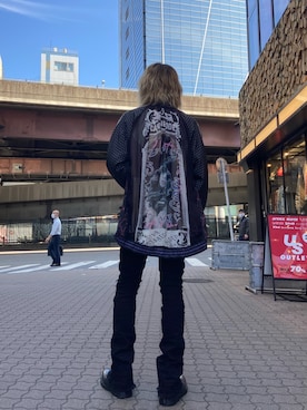 「ロイヤルフラッシュ」｜「アイテム（ブーツ）」を使った、ゆうきさん（メンズ・174cm）の秋コーディネート