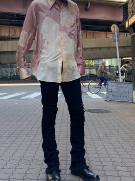 「ロイヤルフラッシュ」｜「アイテム（ブーツ）」を使った、ゆうきさん（メンズ・174cm）の秋コーディネート