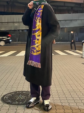 「ロイヤルフラッシュ」｜「アイテム（その他アウター）」を使った、ゆうきさん（メンズ・174cm）の秋コーディネート