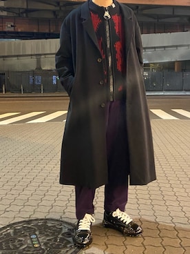 「ロイヤルフラッシュ」｜「アイテム（その他アウター）」を使った、ゆうきさん（メンズ・174cm）の秋コーディネート