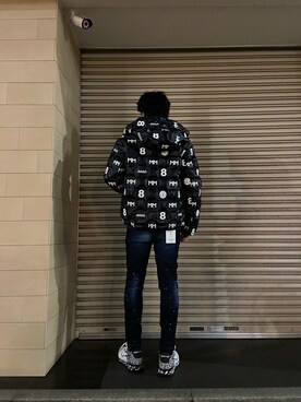 「ロイヤルフラッシュ」｜「アイテム（ブルゾン）」を使った、ゆうきさん（メンズ・174cm）の冬コーディネート