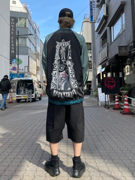 「NUDE（ヌード）のアイテム」を使った、ゆうきさん（メンズ・174cm）の冬コーディネート