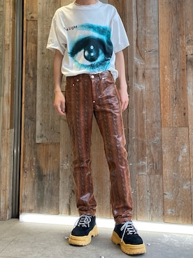 「JOHN LAWRENCE SULLIVAN（ジョンローレンスサリバン）のアイテム（パンツ）」を使った、ゆうきさん（メンズ・174cm）の夏コーディネート