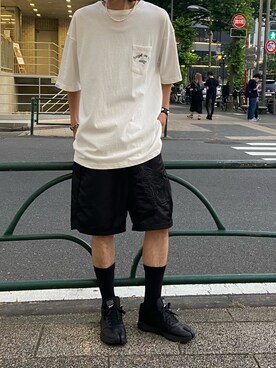 「MAYO SPRUCE（メイヨスプルース）のアイテム」を使った、ゆうきさん（メンズ・174cm）の夏コーディネート