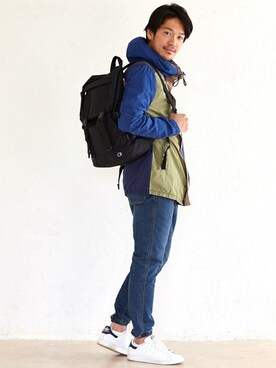 「KRIFF MAYER」｜「アイテム（マウンテンパーカー）」を使った、KRIFF MAYERさん（メンズ・173cm）の冬コーディネート